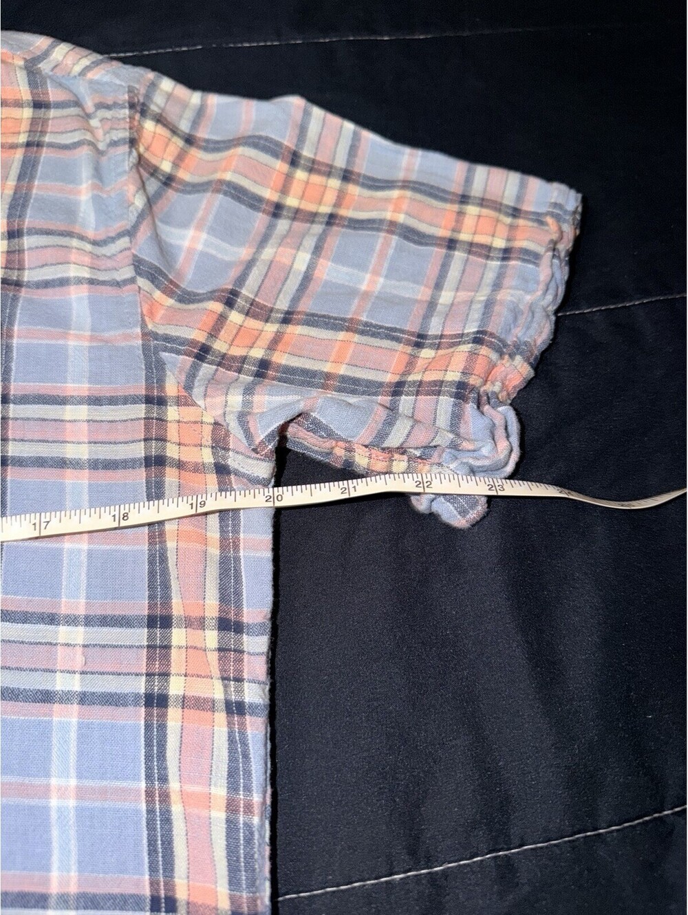 Jean Michaud Men's Collared Short Sleeve Cotton Button Down Size Small - Picture 6 of 7